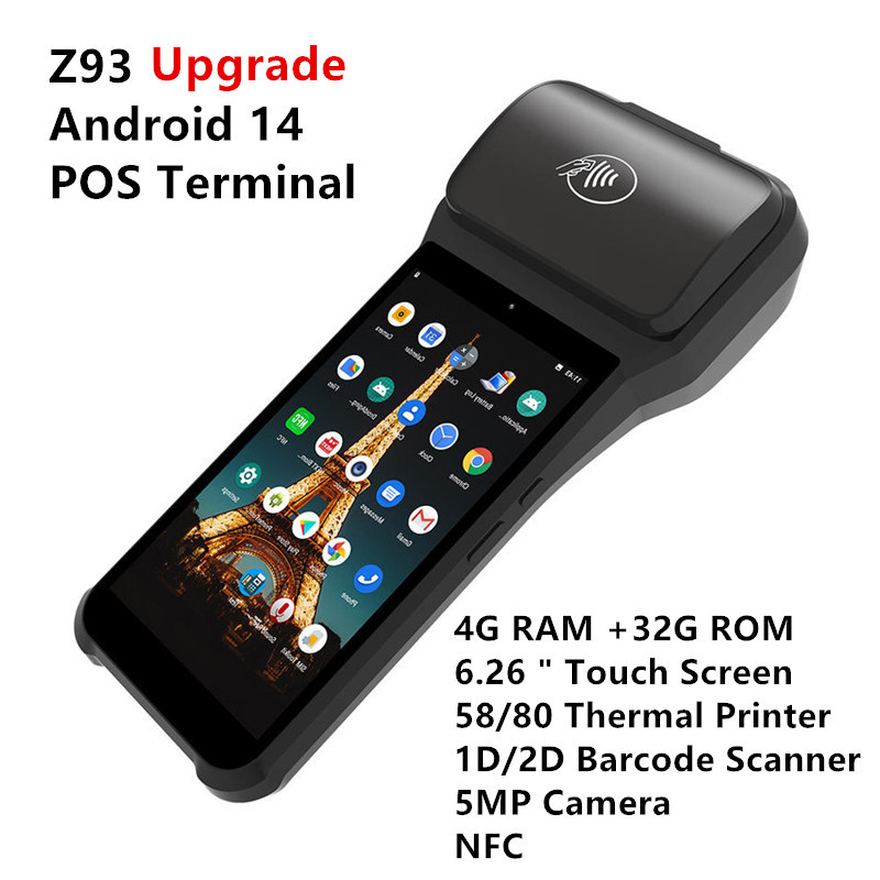 Z93 4G Android 14 POS Terminal - Commercial Printing Network reseña y precio