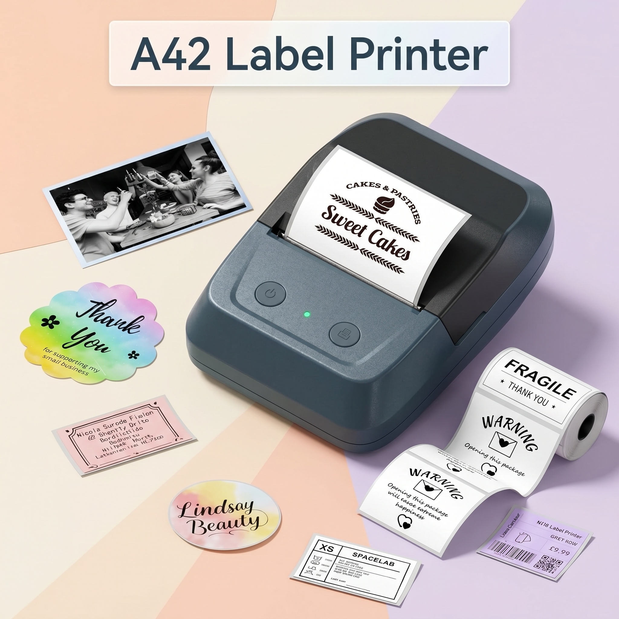 50mm Width Thermal Label Maker - Commercial Printing Network reseña y precio