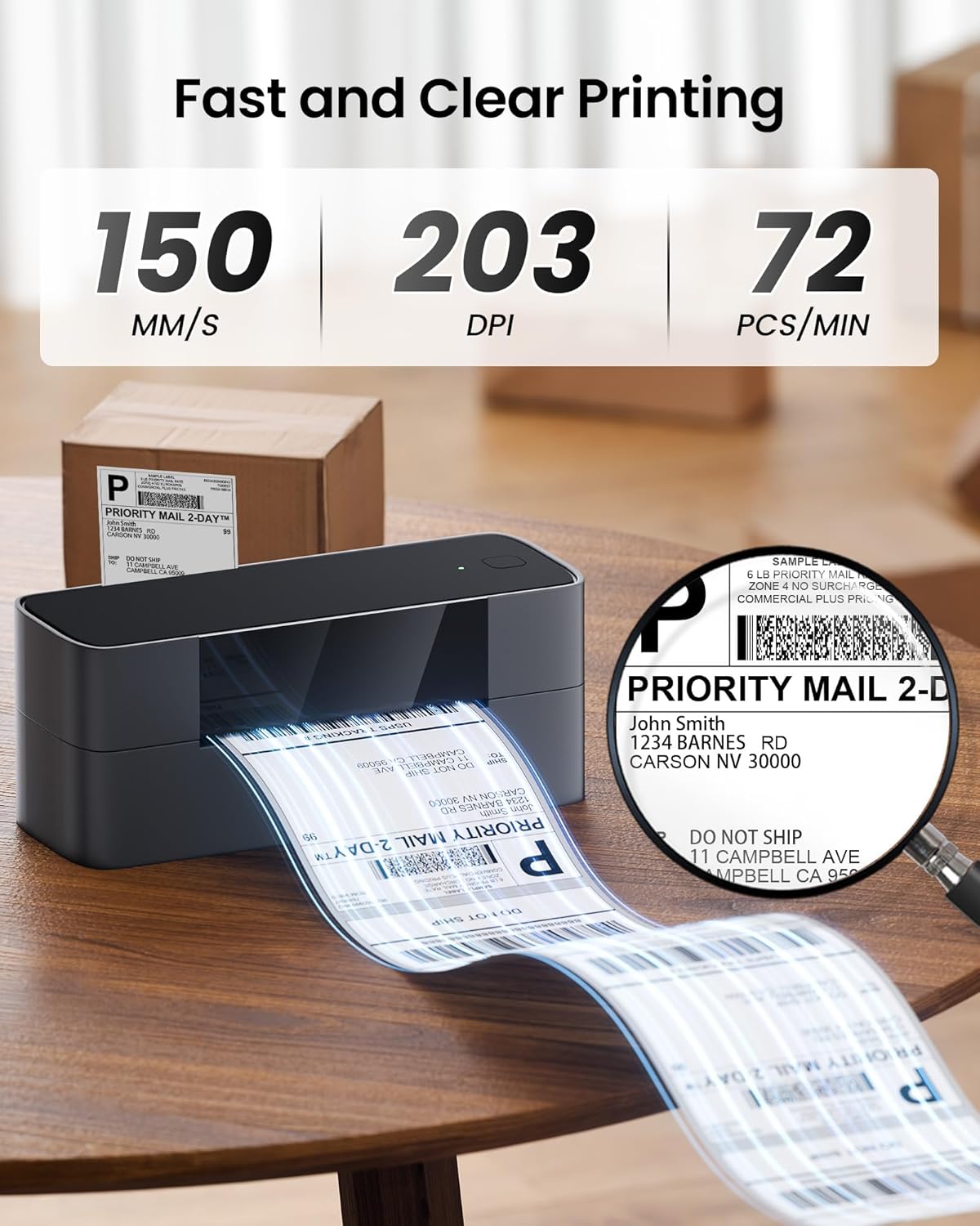 Markfield Shipping Label Print - Commercial Printing Network reseña y precio