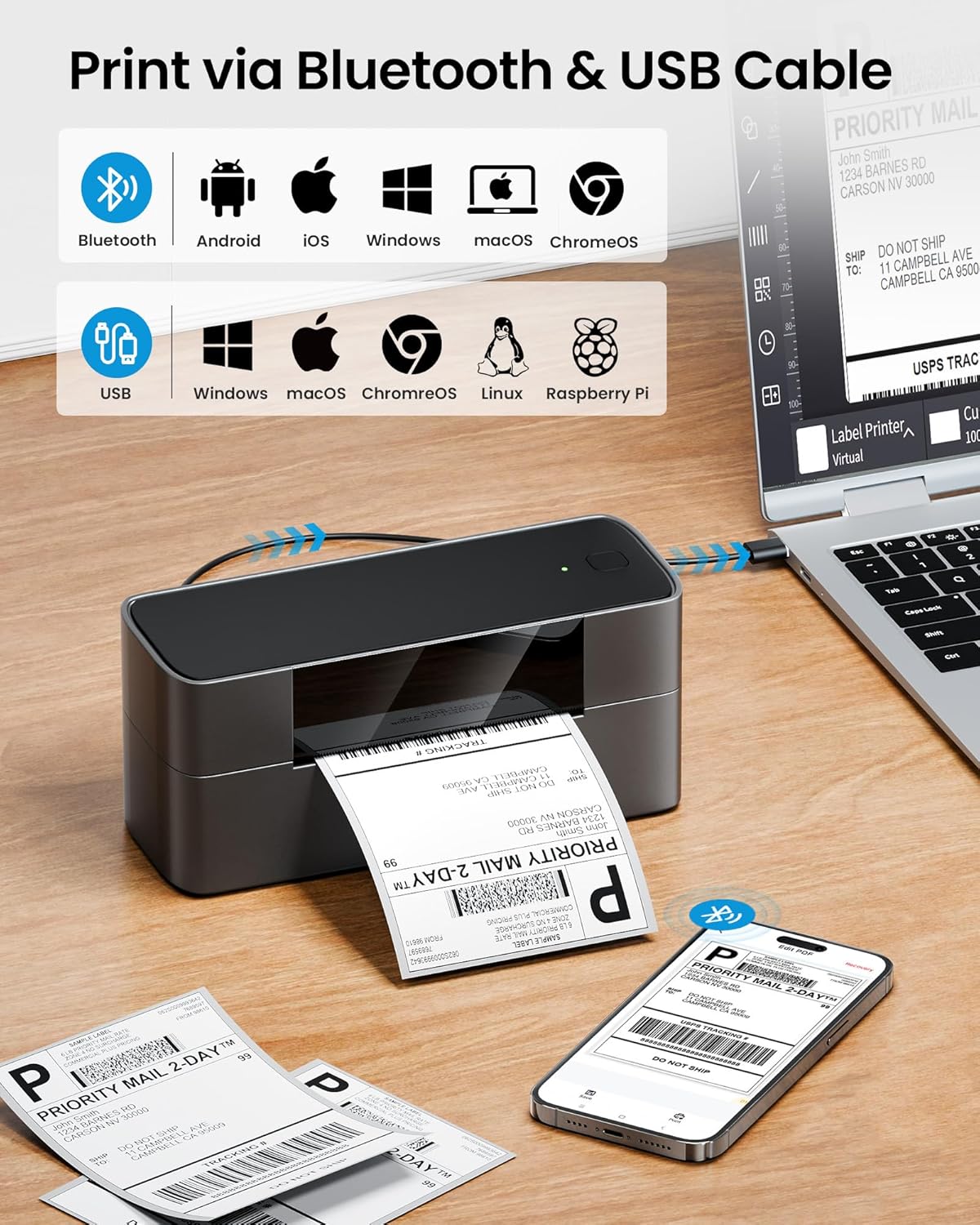 Markfield Shipping Label Print - Commercial Printing Network reseña y precio