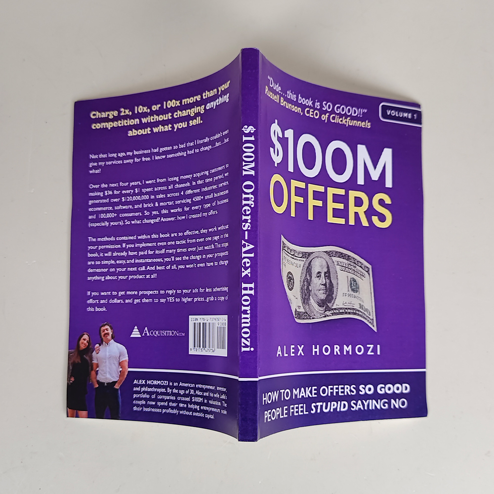 1 book $100M Offers & $100M Le - Commercial Printing Books reseña y precio